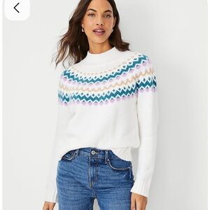 Mockneck Fairisle Sweater